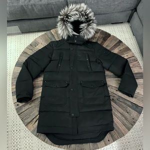 Girl's Moose Knuckles Down Parka Coat Jacket